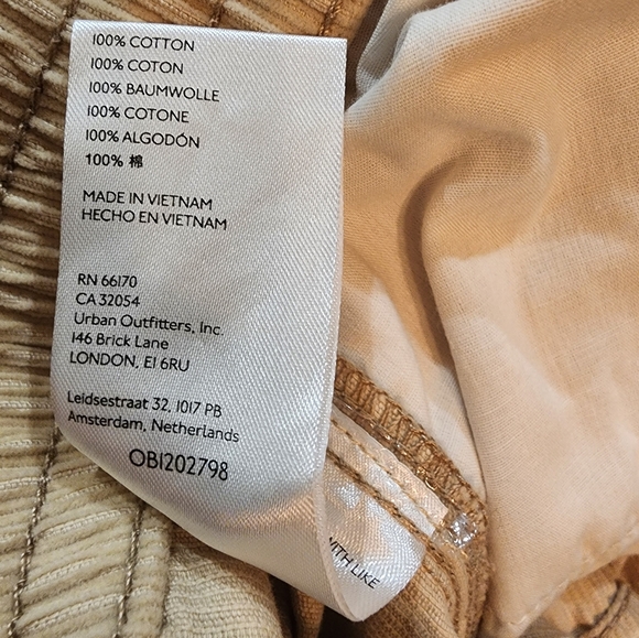 BDG Corduroy Elastic Waist Carpenter Pants Size M - Picture 10 of 10